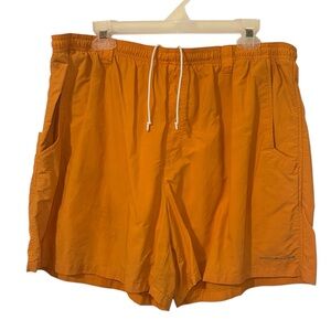 Columbia Orange Omni Shade Shorts XXL